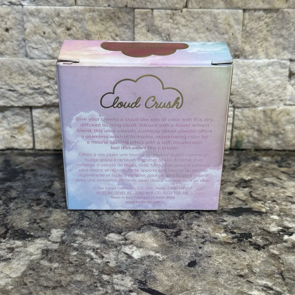 Too Faced- Cloud Crush Blurring‎ Blush- VELVET CRUSH- 0.17oz- Brand New in Box